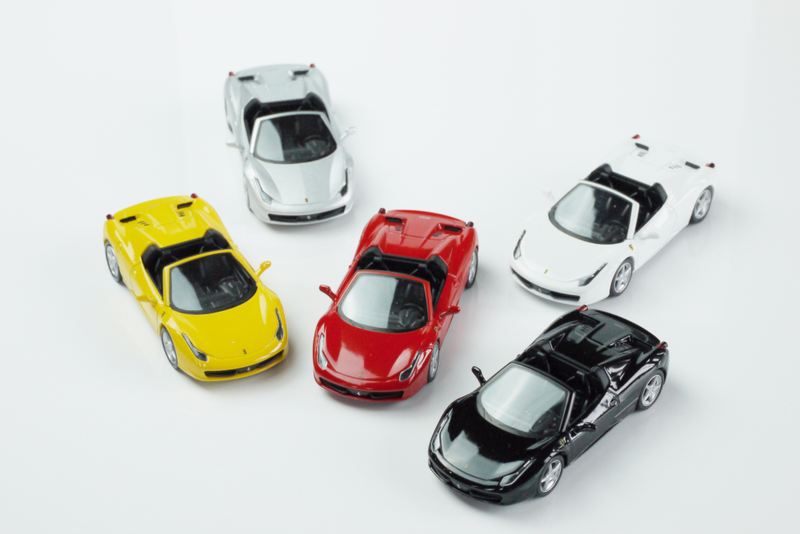 Illustration for article titled Kyosho Ferrari 9 1/64 #67 - Project Prancing Horse #67 - 2011 Ferrari 458 SpiderÂ
